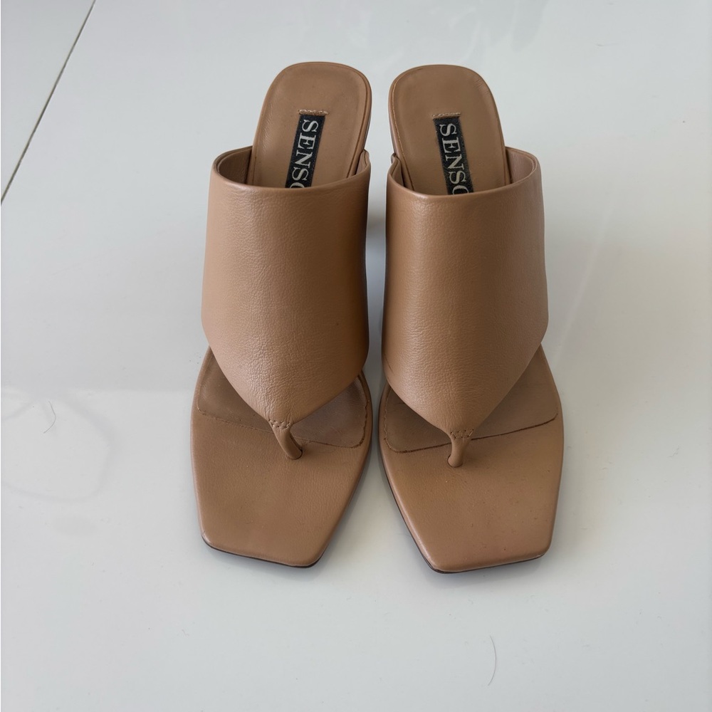 Senso Women's Tan Open-Toe Mules